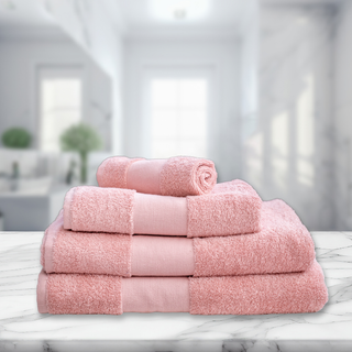 Klasiskais frotē dvielis «OLIMA 450» | Pūderrozā