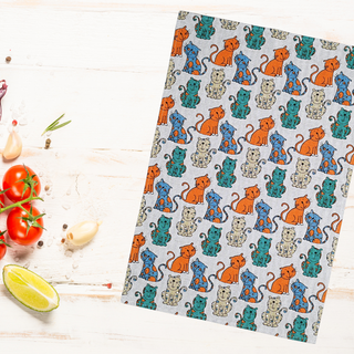 Lina dvielis | Raibi spilgtie kaķi