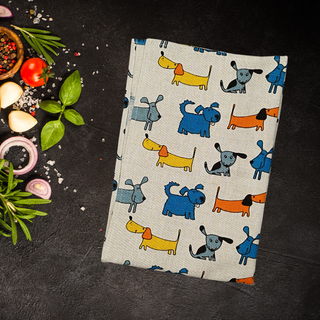 Lina dvielis | Raibi spilgtie suņi