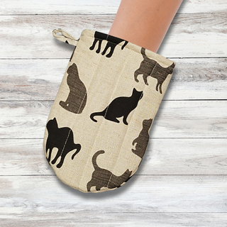 Virtuves cimdiņš | Melnie un pelēkie kaķi