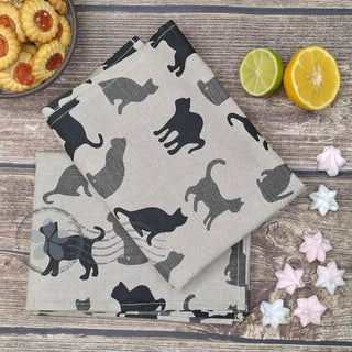 Lina Dvielis | Kolekcija «Klasiskās Vērtības» Melnais Un Pelēkais Kaķis