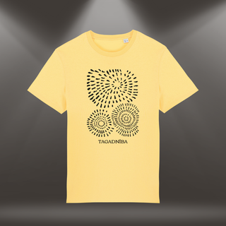 Organiskās kokvilnas T-krekls "Tagadnība" | Ananasa tonis