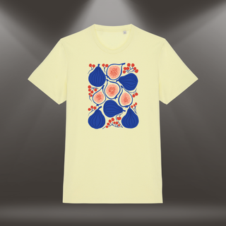 Organiskās kokvilnas T-krekls "Aizliegtā saldme" | Citrondzeltens