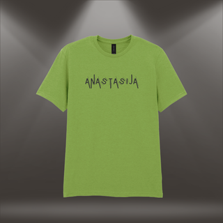 Kokvilnas T-krekls ar vārdu "Anastasija"