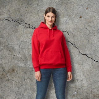 Unisex biezā kapučjaka - hūdijs «GI125» | Sarkans