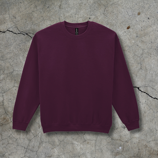 Džemperis ar apaļu apkakli | Bordo