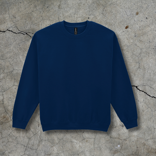 Džemperis ar apaļu apkakli | Tumši zils