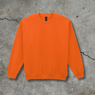 Džemperis ar apaļu apkakli | Oranžs