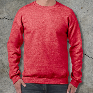 Džemperis ar apaļu apkakli | Melanžēts sārts