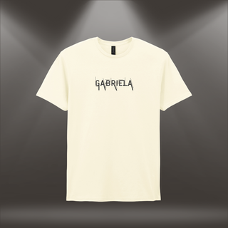 Kokvilnas T-krekls ar vārdu "Gabriela"