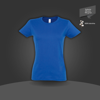 Sieviešu T-krekls - klasiskais | 190 g/m² | Klasiski zils
