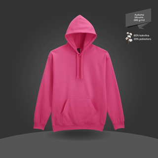 Klasiskais hūdijs - džemperis ar kapuci | Izteiksmīgi rozā