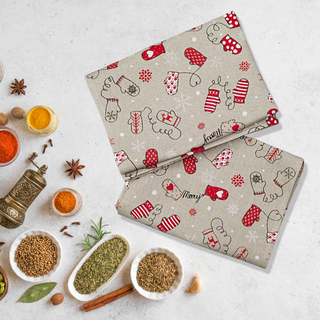 Lina dvielis | Svētku cimdiņi