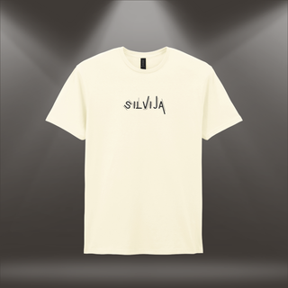 Kokvilnas T-krekls ar vārdu "Silvija"