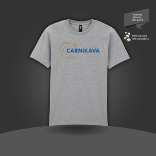 Kokvilnas T-krekls "Carnikava un nēģis" | 4 krāsas