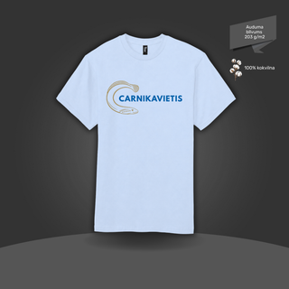 Kokvilnas T-krekls "Carnikavietis" | 4 krāsas