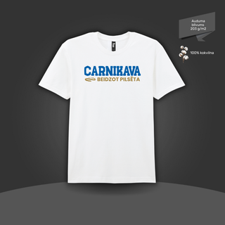 Kokvilnas T-krekls "Carnikava ir beidzot pilsēta" | 4 krāsas