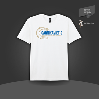 Kokvilnas T-krekls "Carnikavietis – pilsētnieks kopš 2026" | 4 krāsas