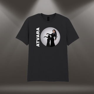 Atvara Hero Photo Logo T-krekls | melns