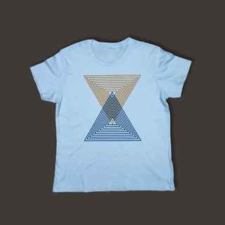 Sieviešu T-krekls “Līdzsvars” | gaiši zils, kokvilna