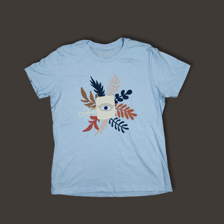 Sieviešu T-krekls “Trešā acs” | gaiši zils, kokvilna