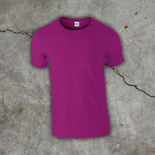 Unisex T-krekls «Gildan64000» | Helikonijas sārtais